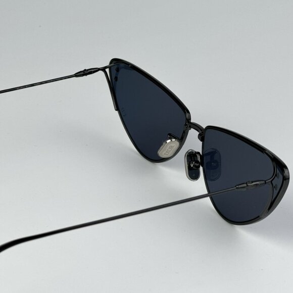 Dior MISSDIOR B1U H4B0 BRAND NEW Sunglasses Gunmetal Blue Unisex Metal Cat Eye main image 7
